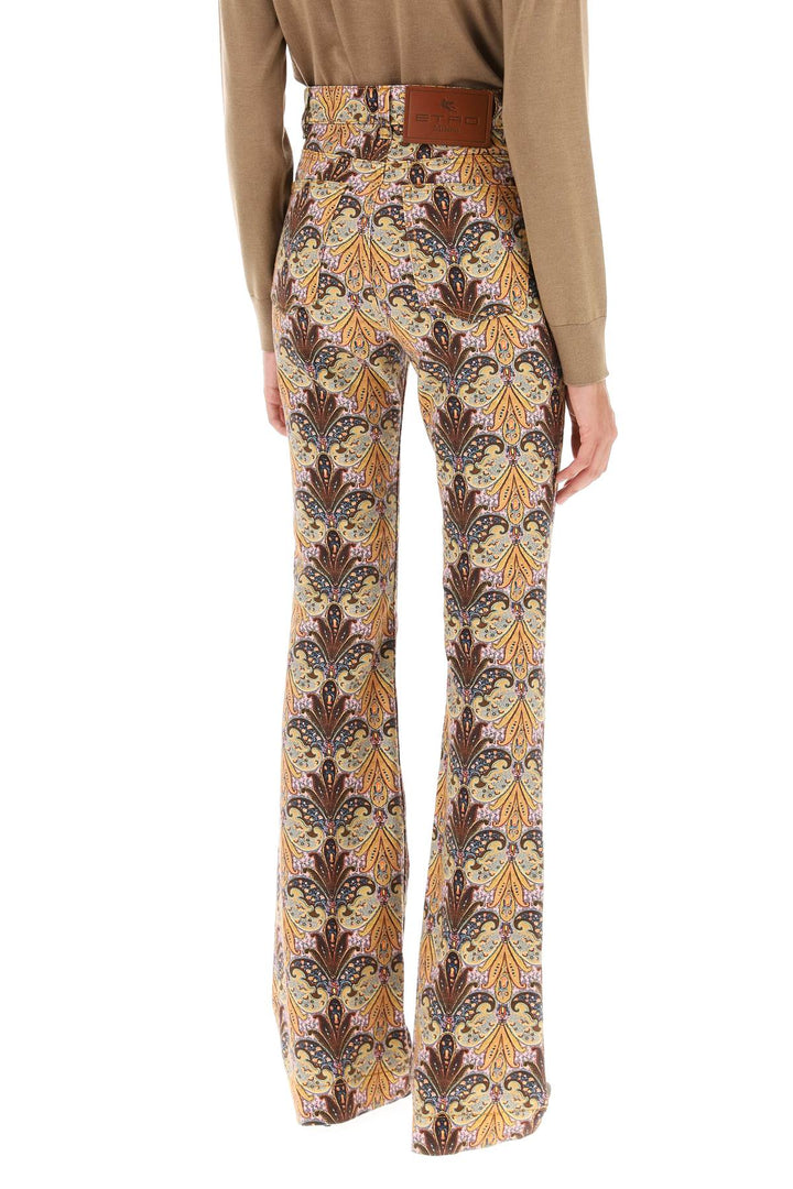 Jeans Bootcut Con Motivo Paisley - Etro - Donna