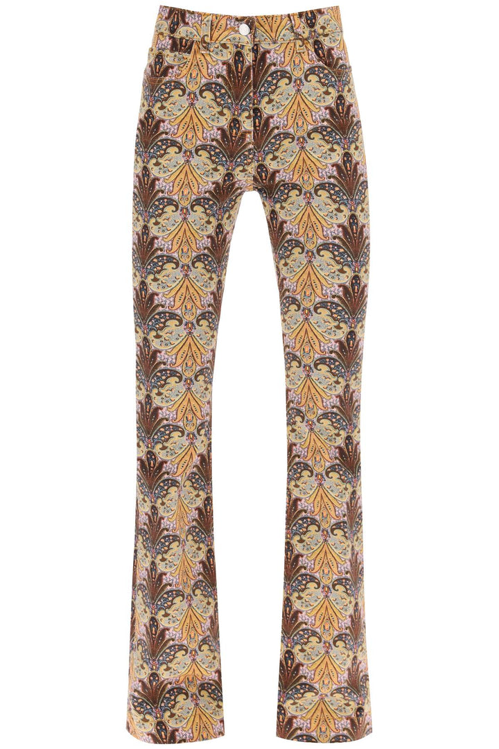 Jeans Bootcut Con Motivo Paisley - Etro - Donna