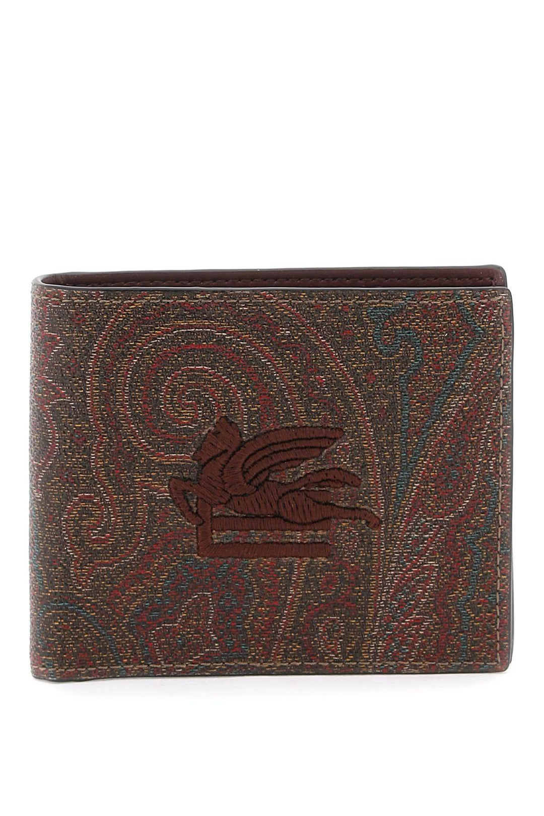 Portafoglio Bifold Paisley Con Logo Pegaso - Etro - Donna