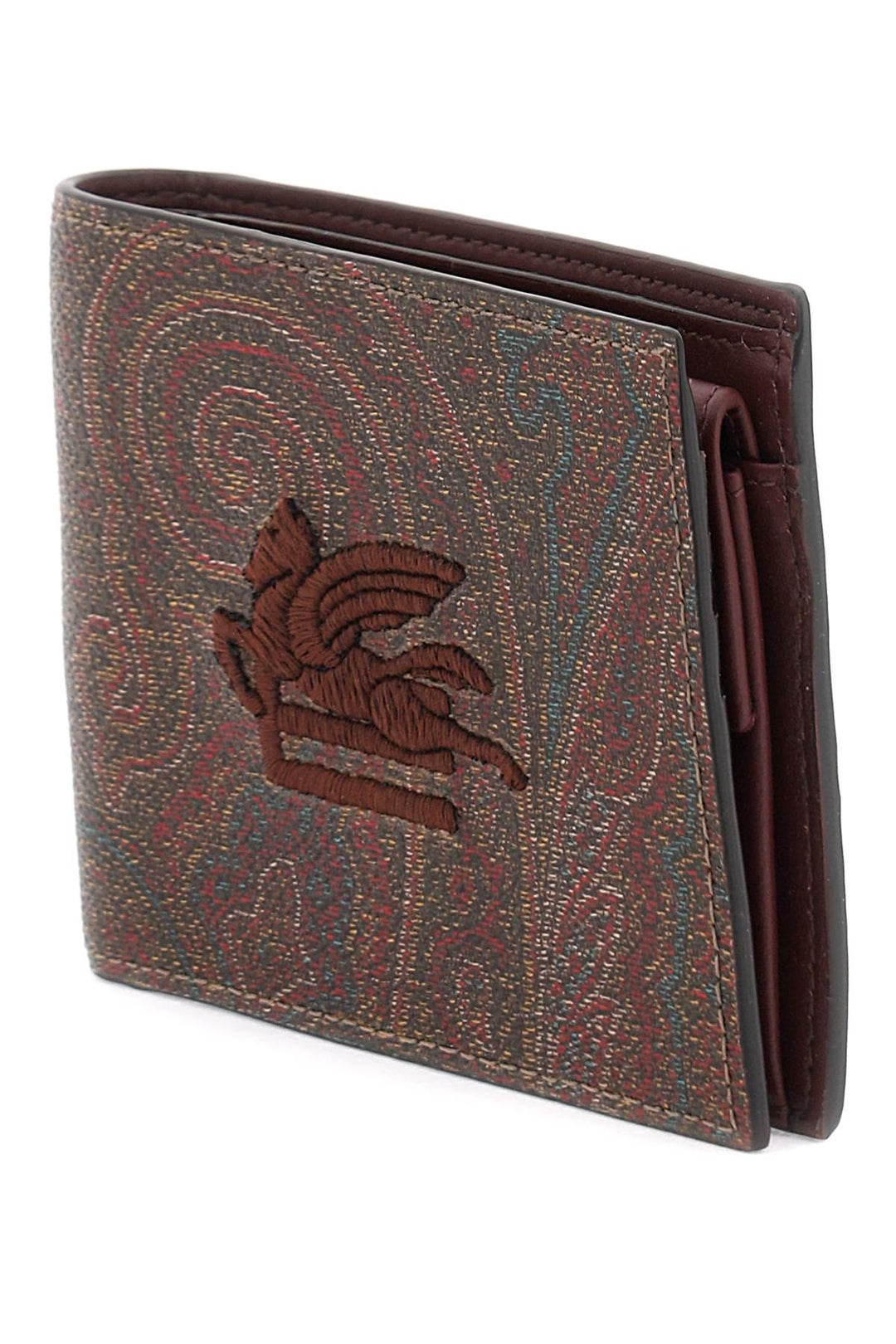 Portafoglio Bifold Paisley Con Logo Pegaso - Etro - Donna