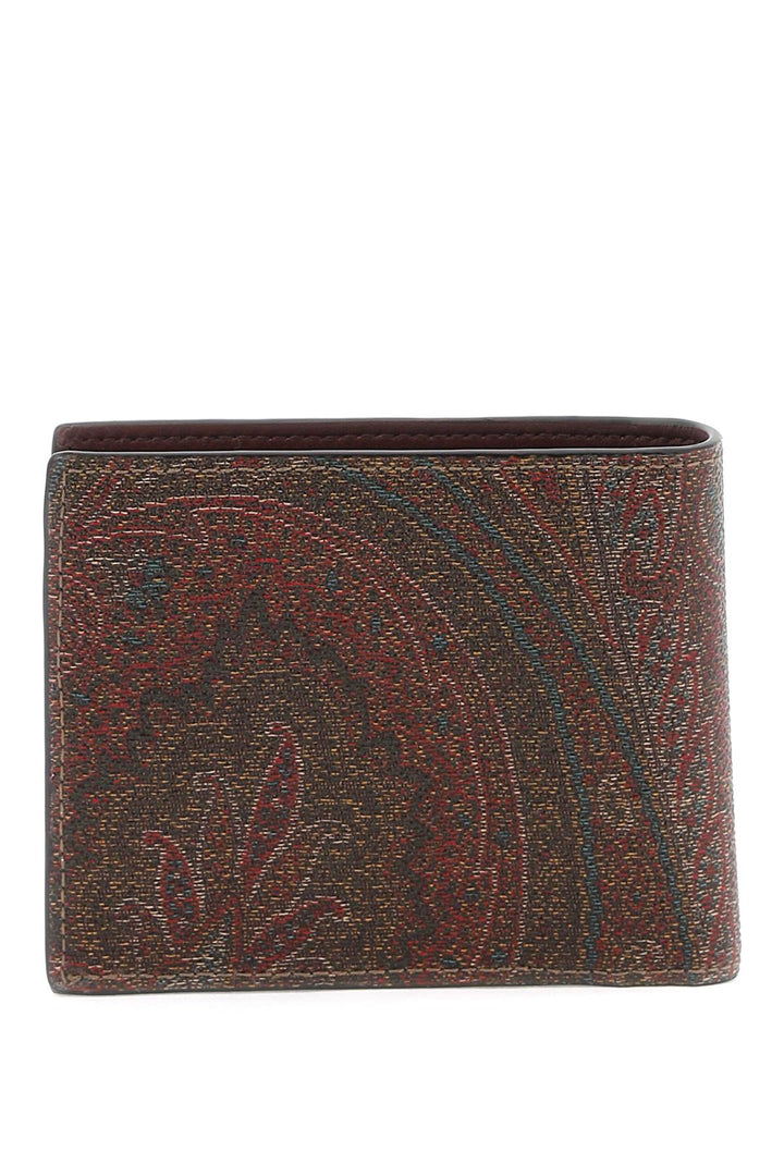 Portafoglio Bifold Paisley Con Logo Pegaso - Etro - Donna