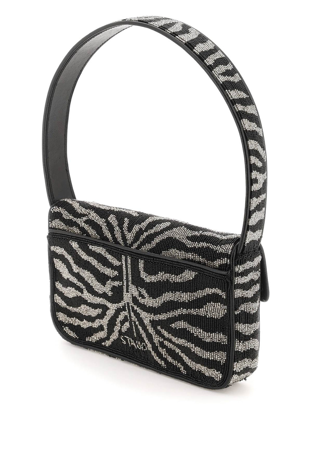 Borsa Tommy Beaded 'Black White' - Staud - Donna