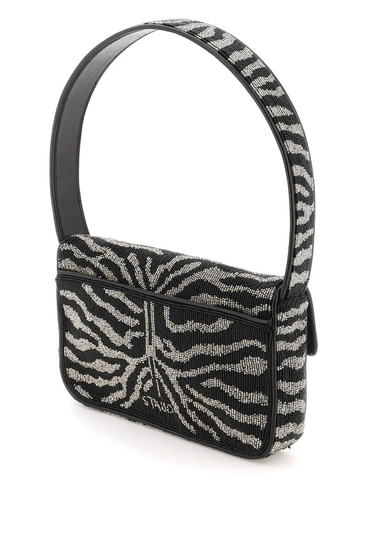 Borsa Tommy Beaded 'Black White' - Staud - Donna