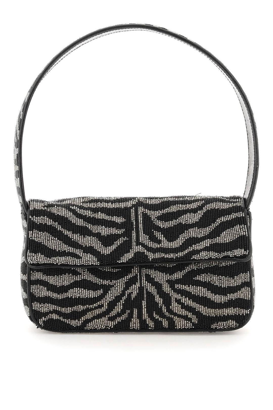 Borsa Tommy Beaded 'Black White' - Staud - Donna