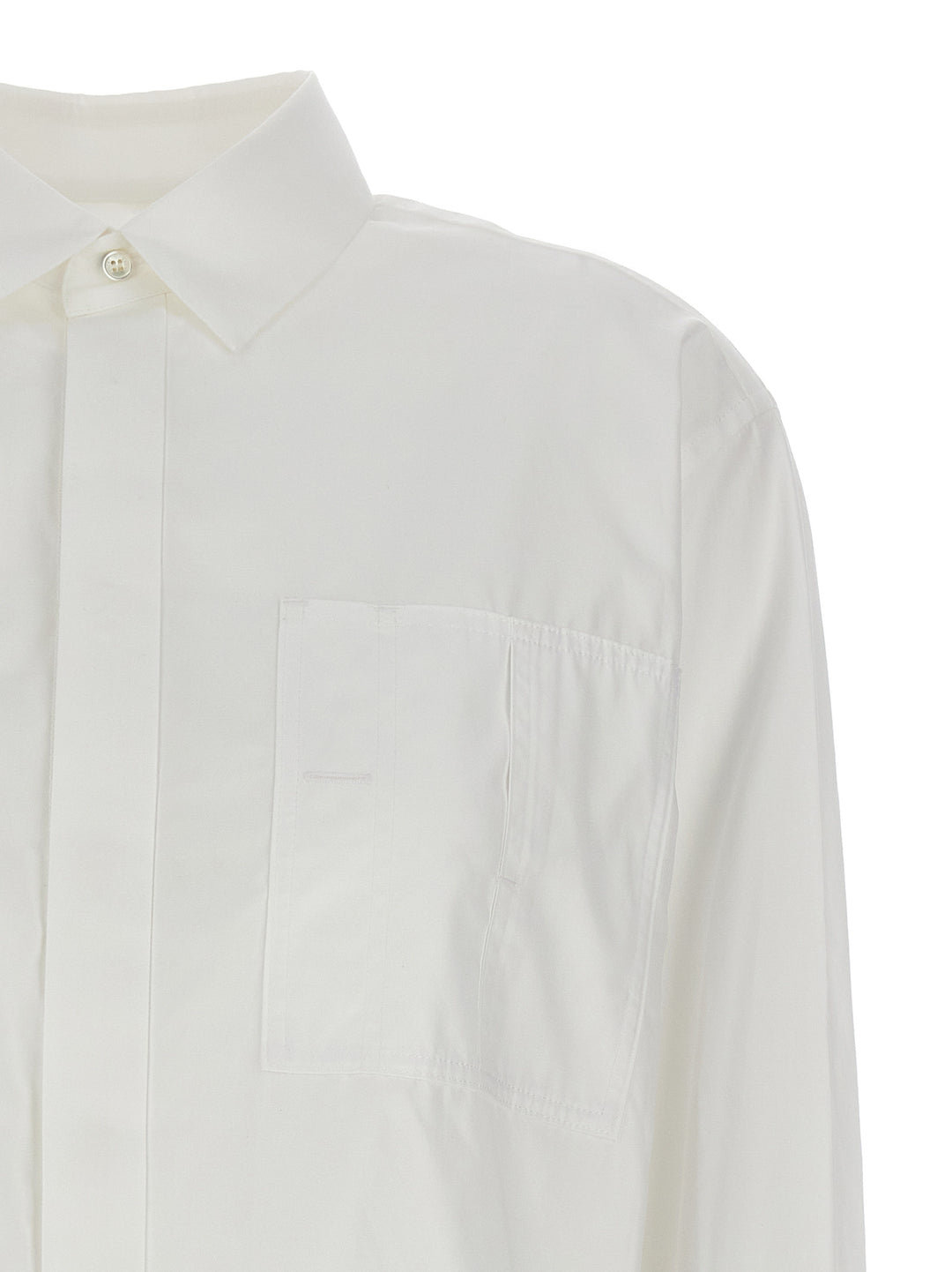 Pleated Back Shirt Camicie Bianco