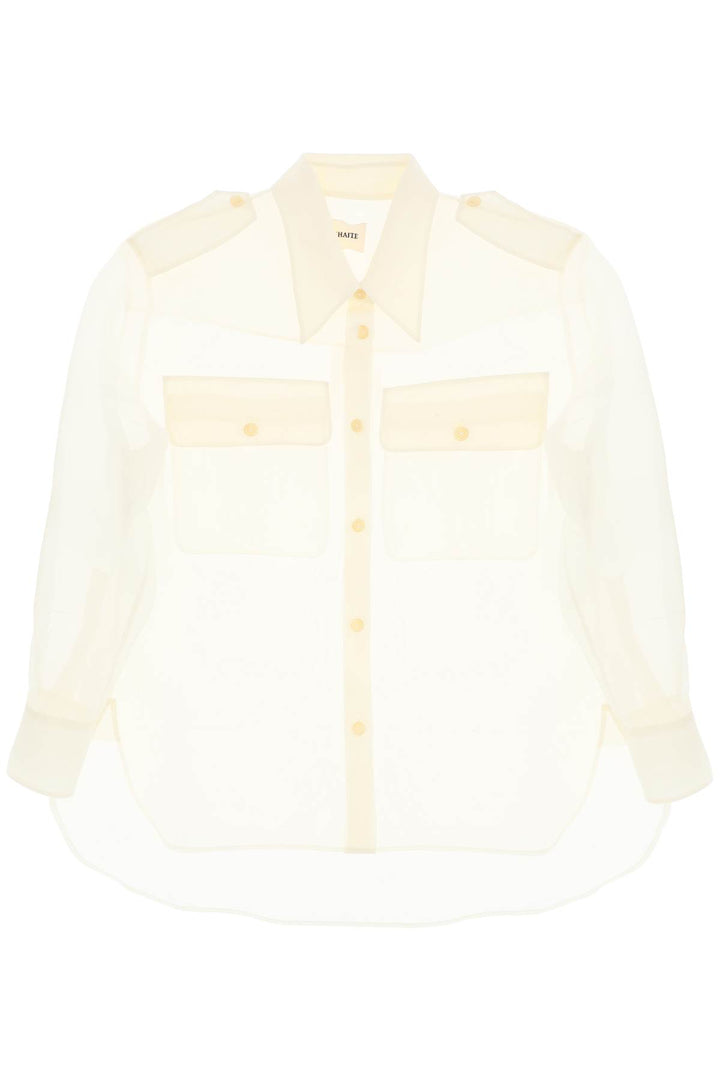 Camicia Oversize In Organza Missa - Khaite - Donna