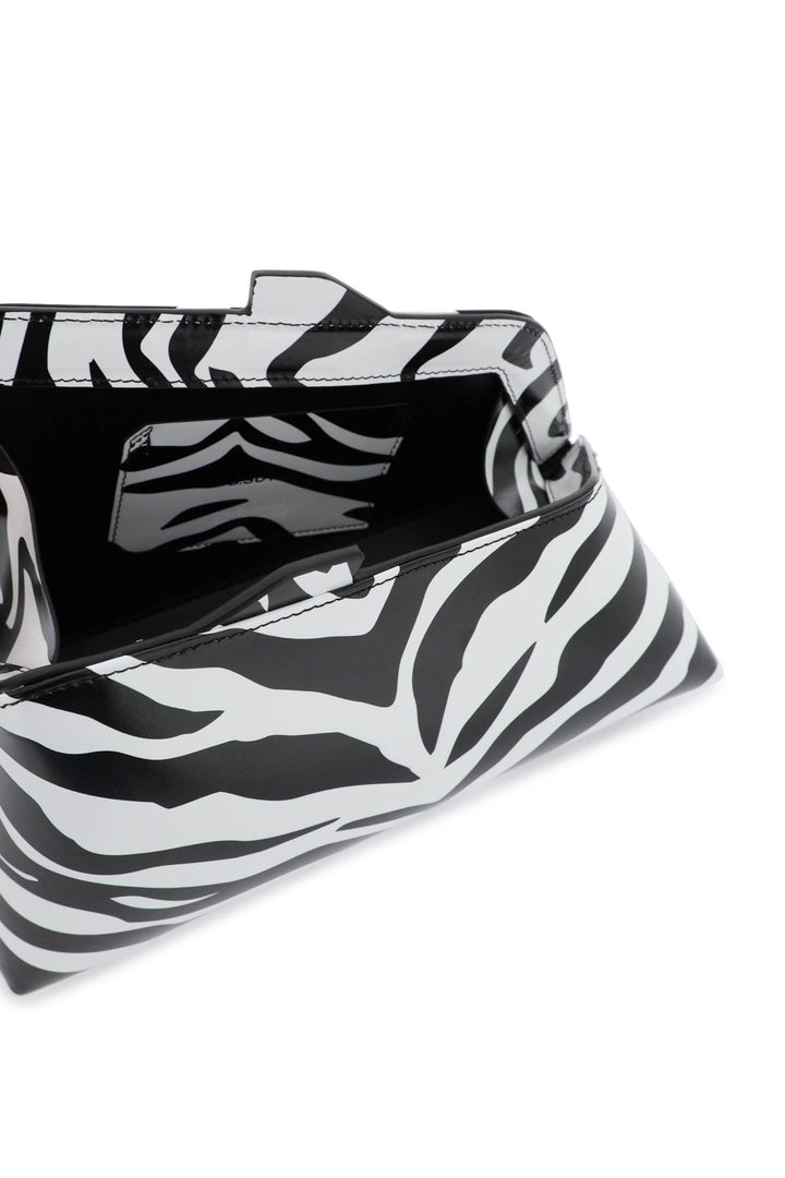 Clutch 8.30 Pm In Pelle Stampata Zebra - The Attico - Donna