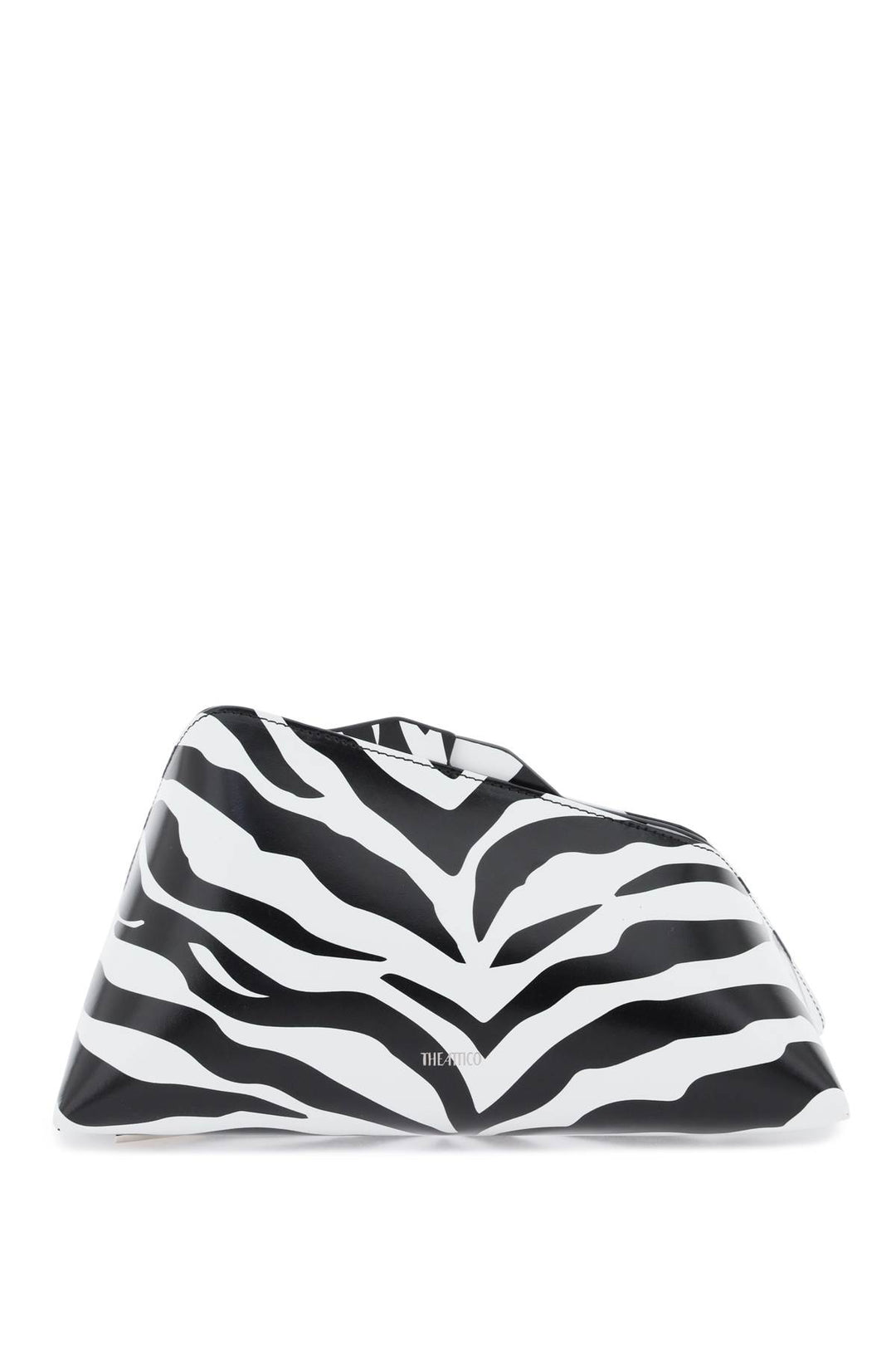 Clutch 8.30 Pm In Pelle Stampata Zebra - The Attico - Donna