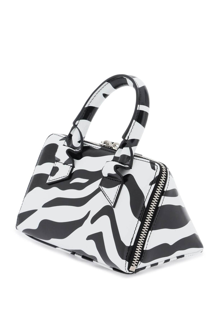 Borsa Mini Friday In Pelle Stampata Zebra - The Attico - Donna