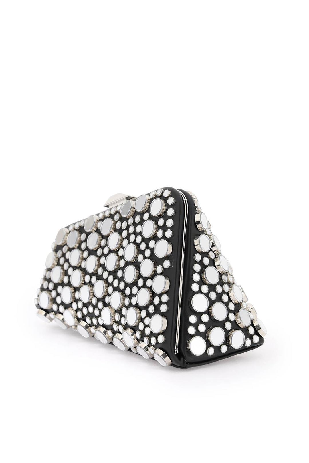 Mini Clutch Midnight Con Borchie Specchiate - The Attico - Donna