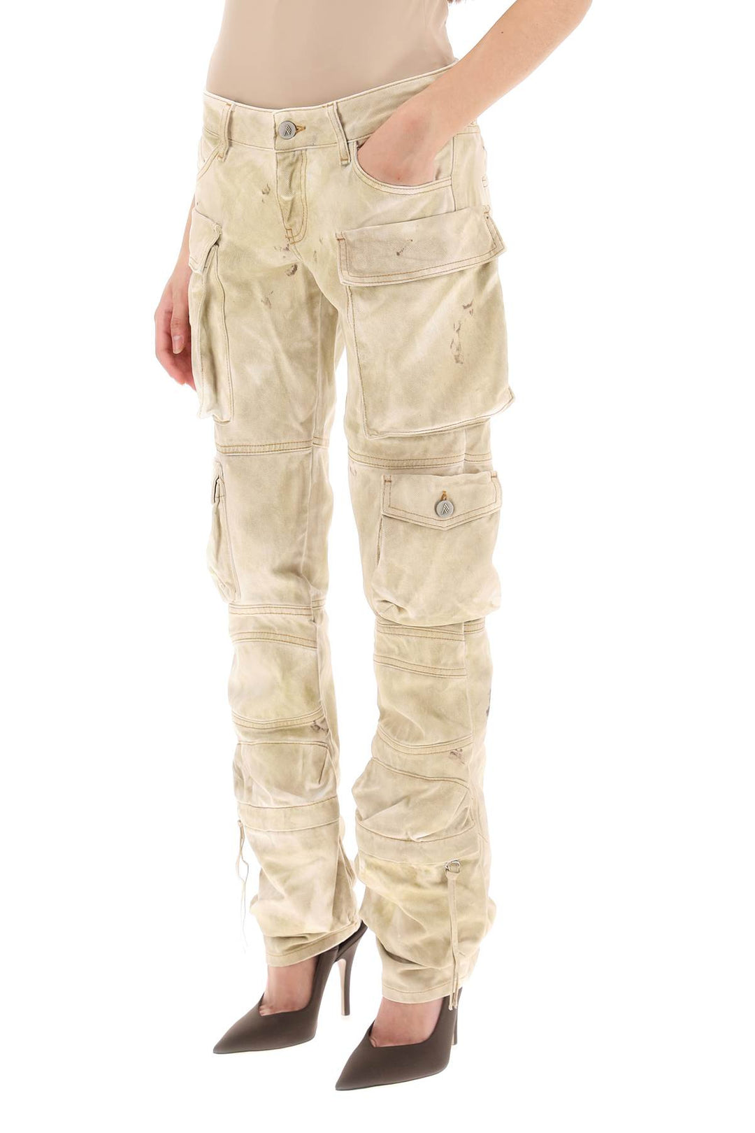 Pantaloni Cargo 'Essie' Con Effetto Marble - The Attico - Donna