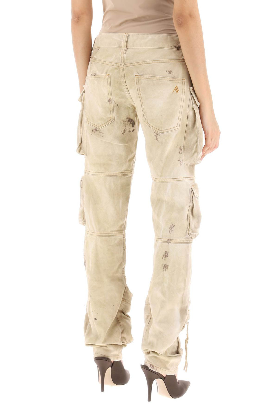 Pantaloni Cargo 'Essie' Con Effetto Marble - The Attico - Donna