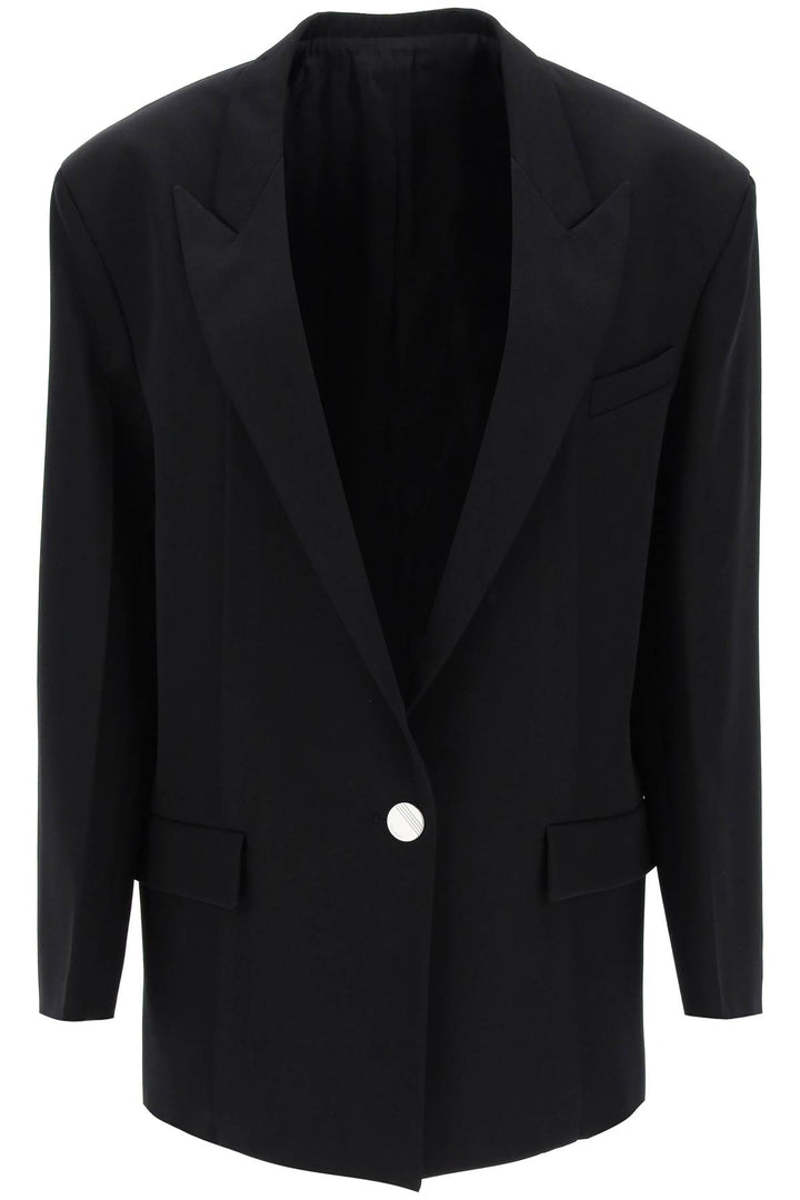 Blazer Glen In Twill Di Lana - The Attico - Donna