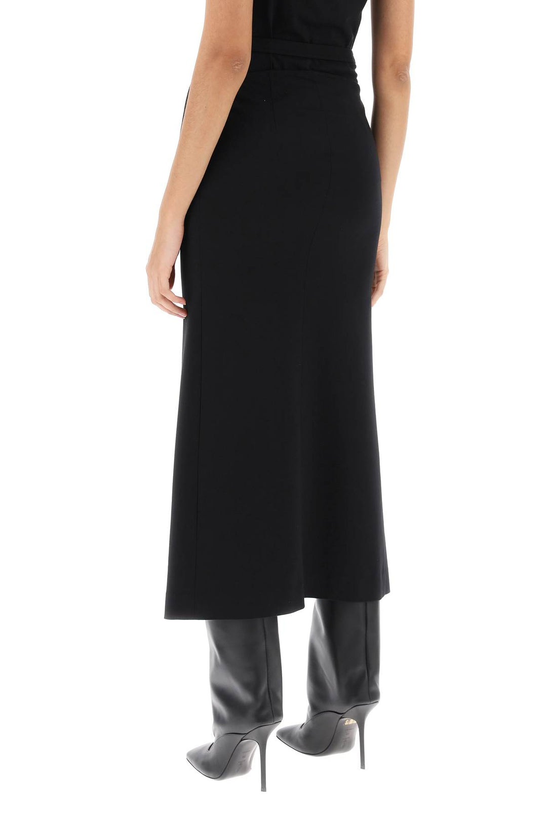 Gonna Midi Con Vita Cut Out - The Attico - Donna