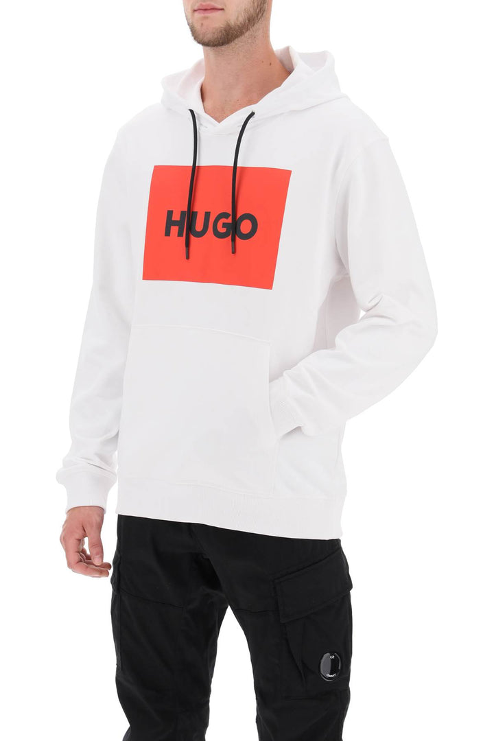 Felpa Box Logo Con Cappuccio - Hugo - Uomo