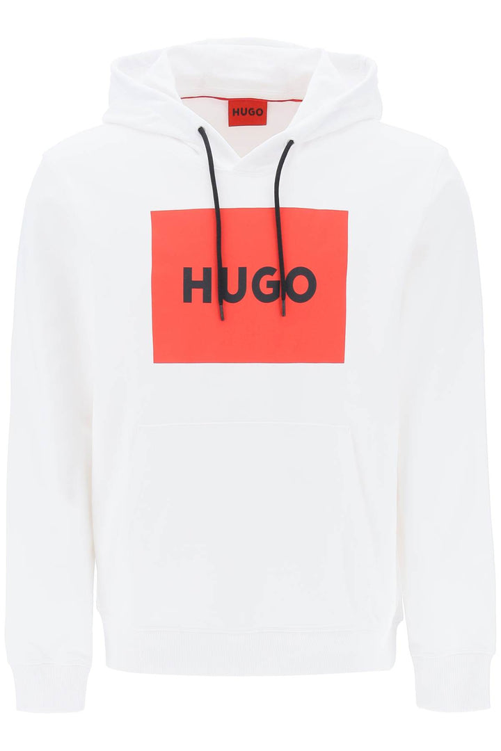 Felpa Box Logo Con Cappuccio - Hugo - Uomo