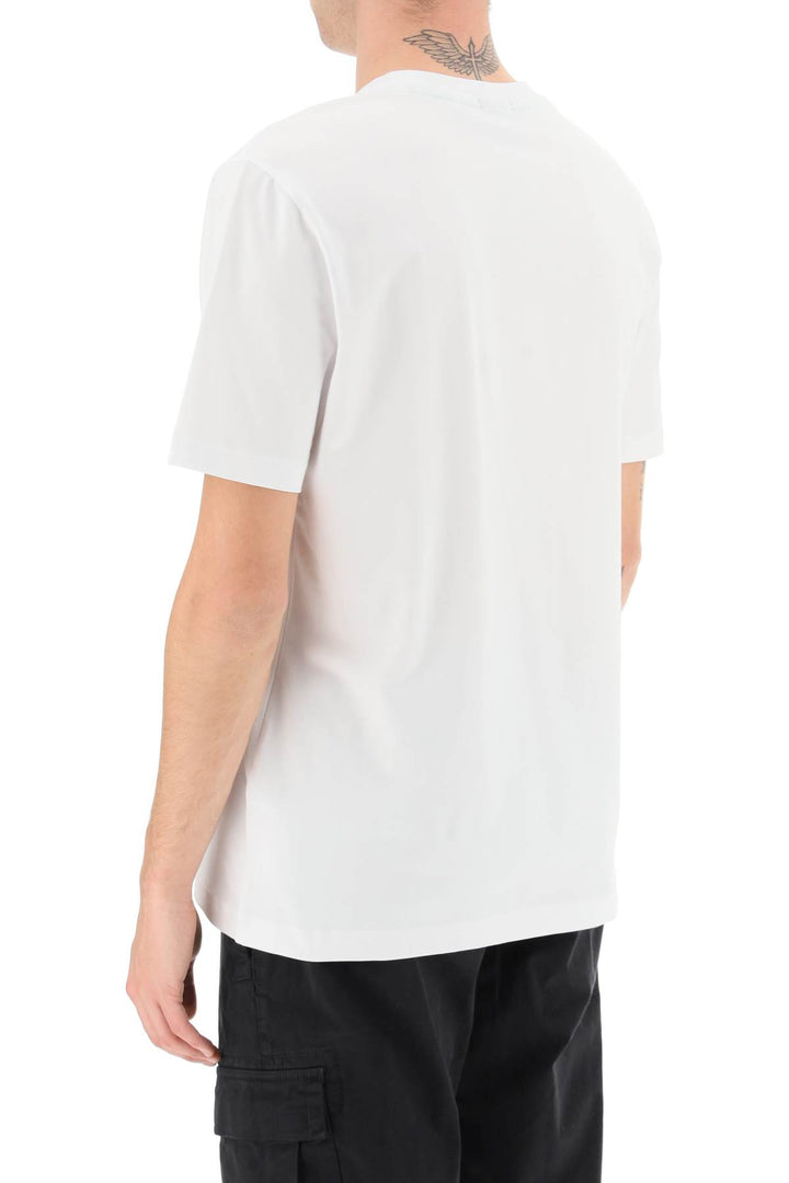 T Shirt In Cotone Stretch - Boss - Uomo