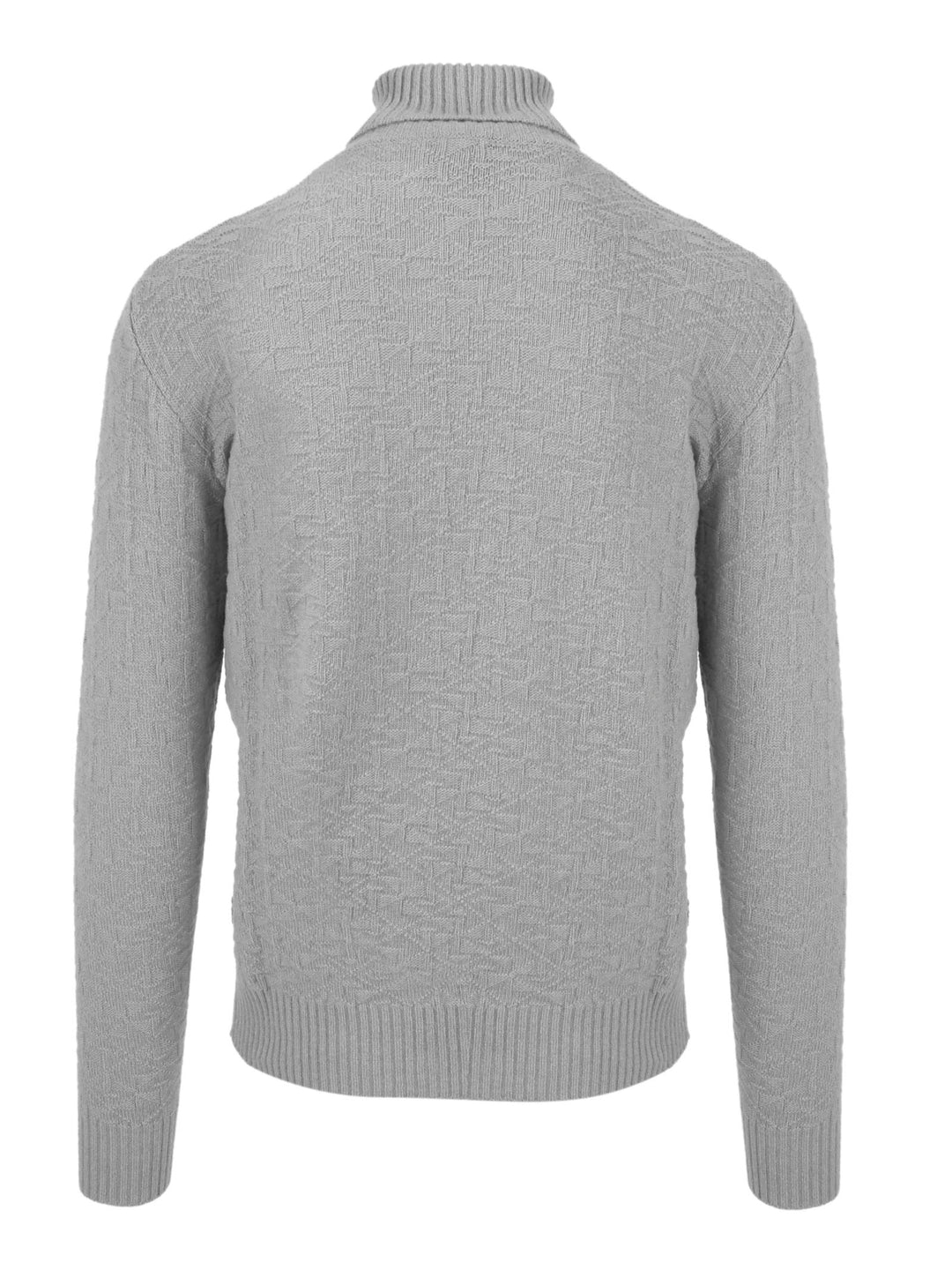 Rhombus work sweater