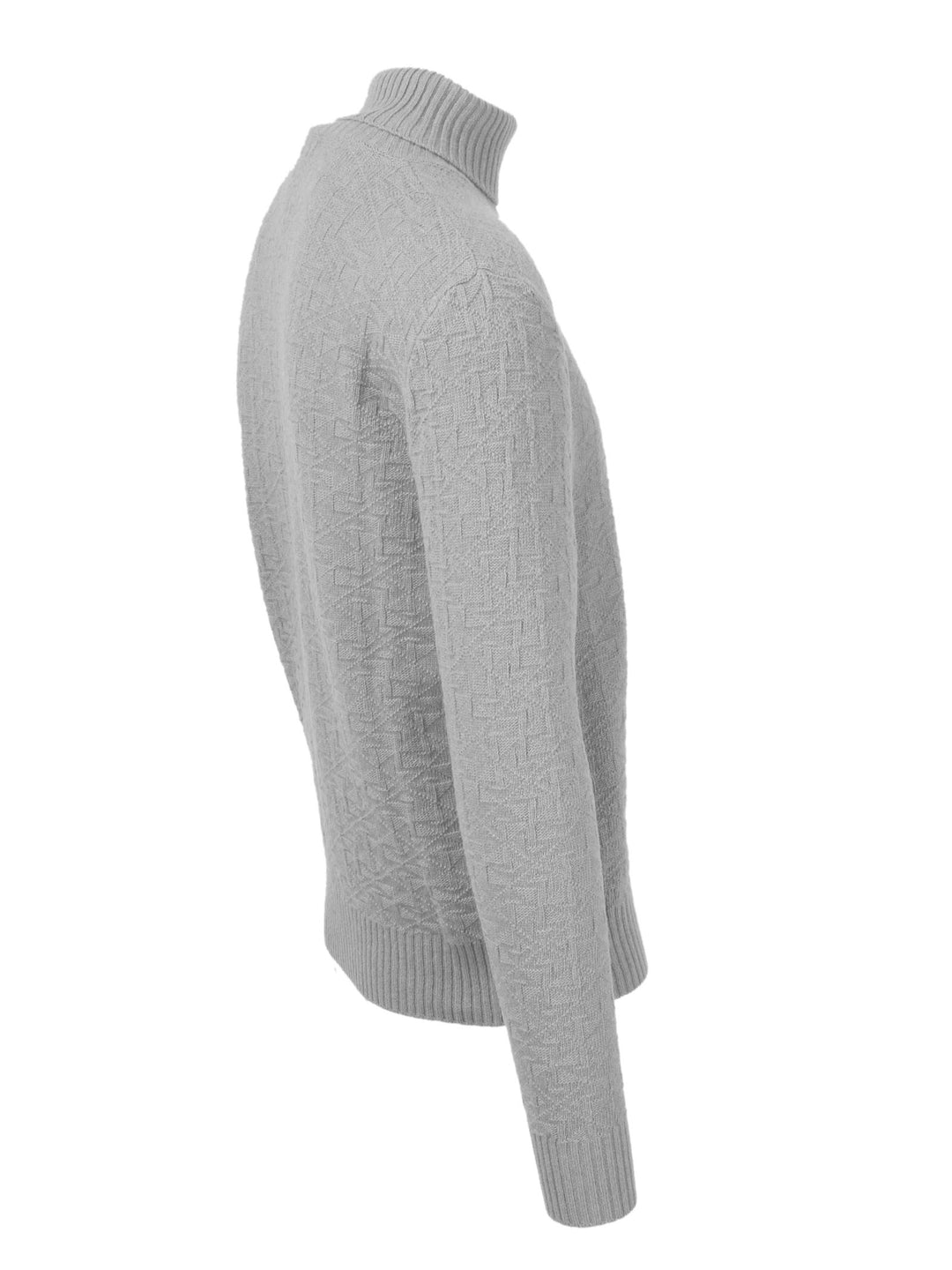 Rhombus work sweater