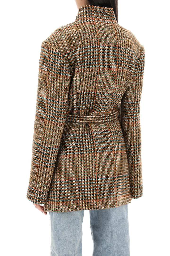 Cappotto In Tweed Di Misto Lana - Stella Mc Cartney - Donna