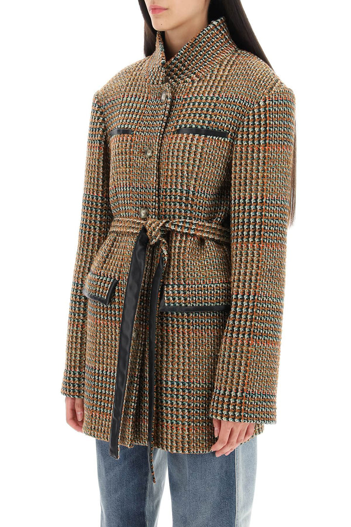 Cappotto In Tweed Di Misto Lana - Stella Mc Cartney - Donna