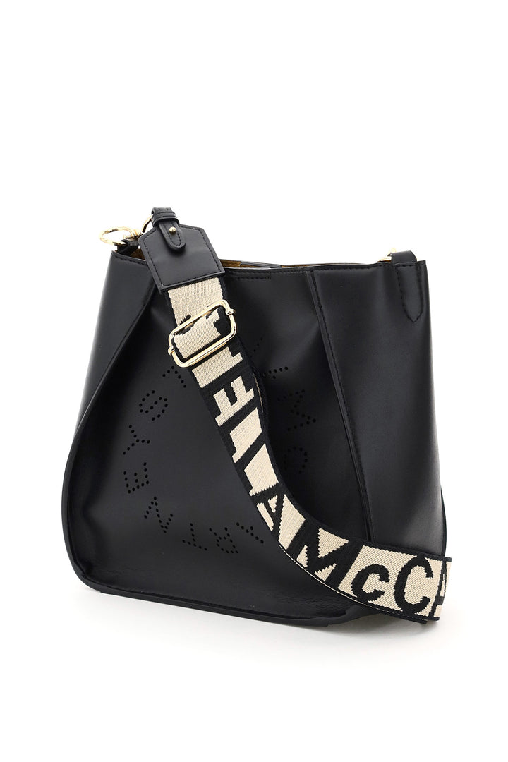 Borsa A Tracolla Con Logo Stella Traforato - Stella Mc Cartney - Donna