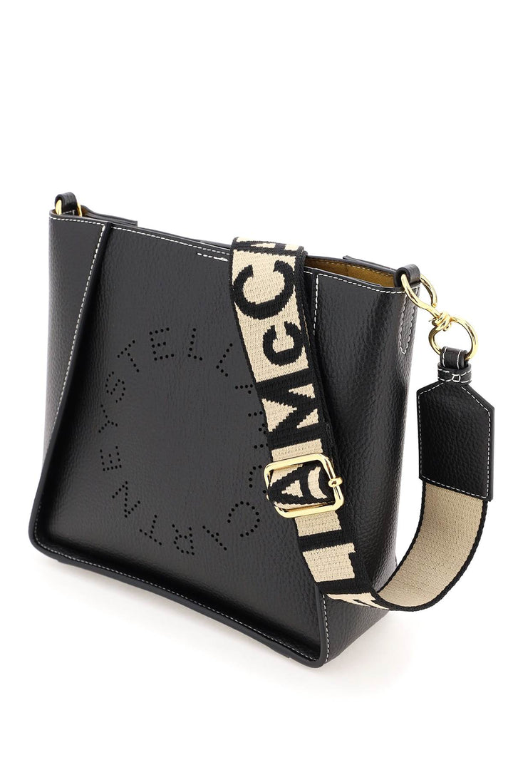 Borsa A Tracolla 'Stella Logo' In Ecopelle Martellata - Stella McCartney - Donna