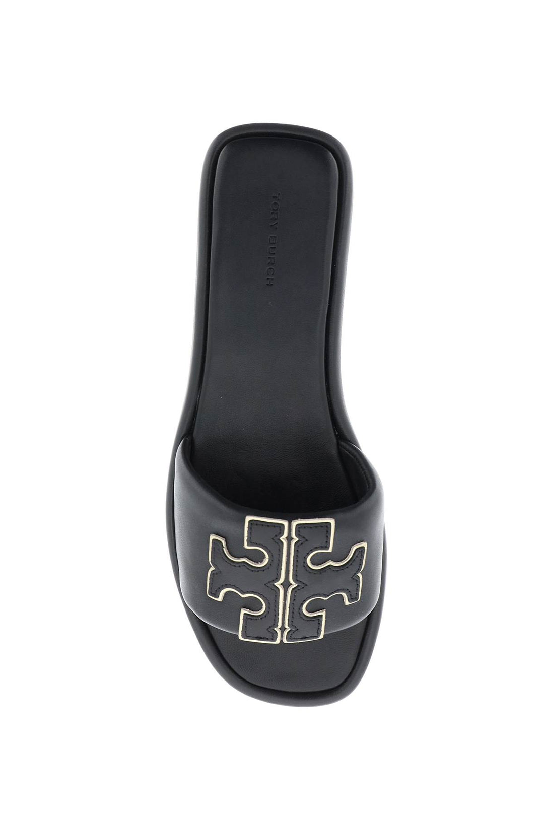 Slides In Pelle Double T - Tory Burch - Donna