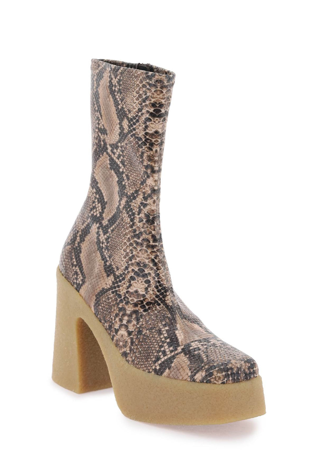 Stivaletti Con Zeppa Skyla In Alter Python - Stella Mc Cartney - Donna