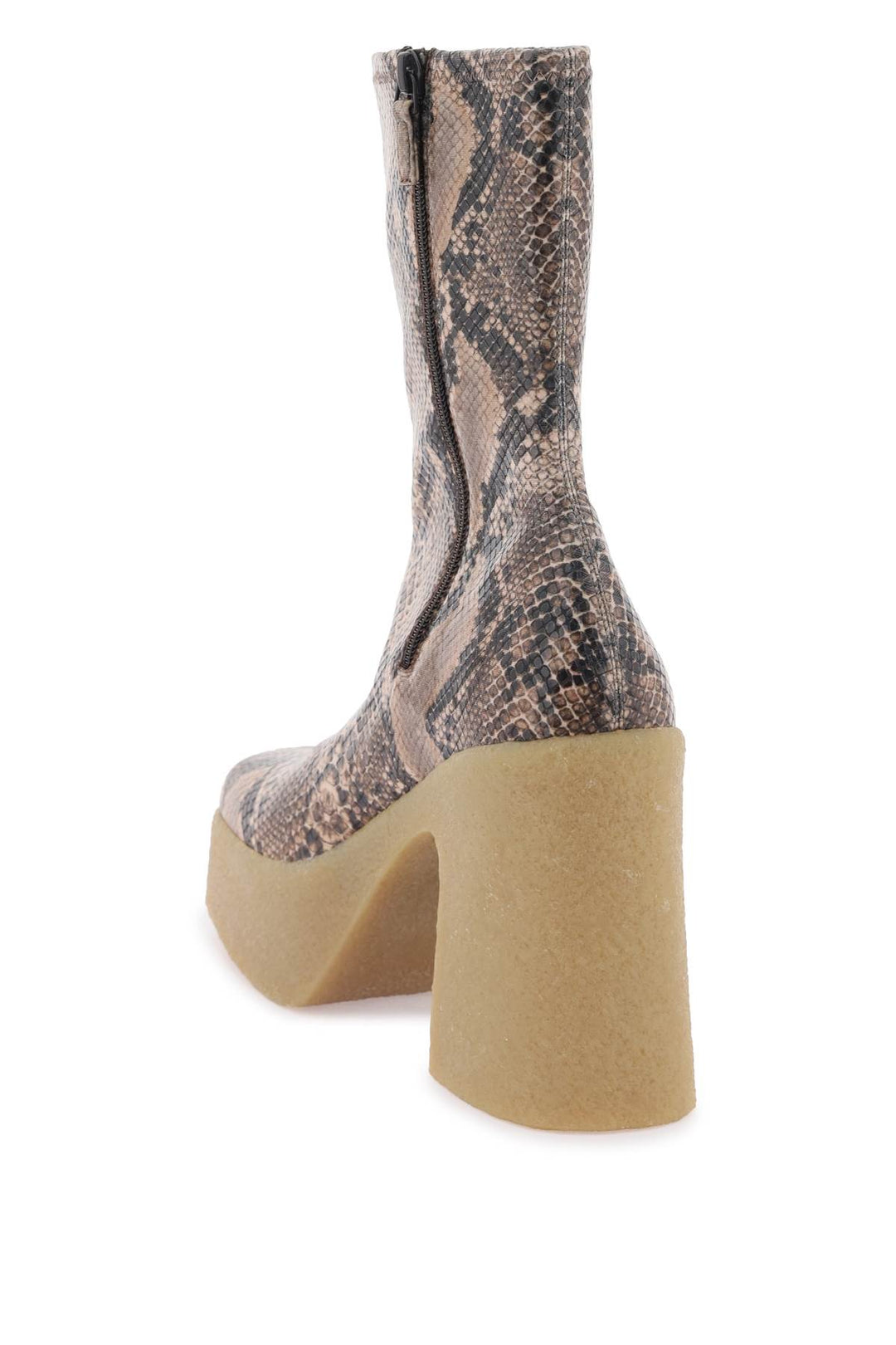 Stivaletti Con Zeppa Skyla In Alter Python - Stella Mc Cartney - Donna