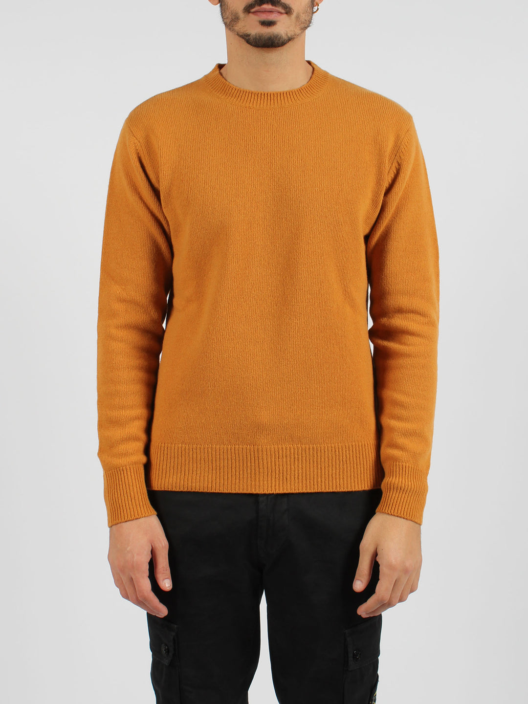 Wool crewneck sweater