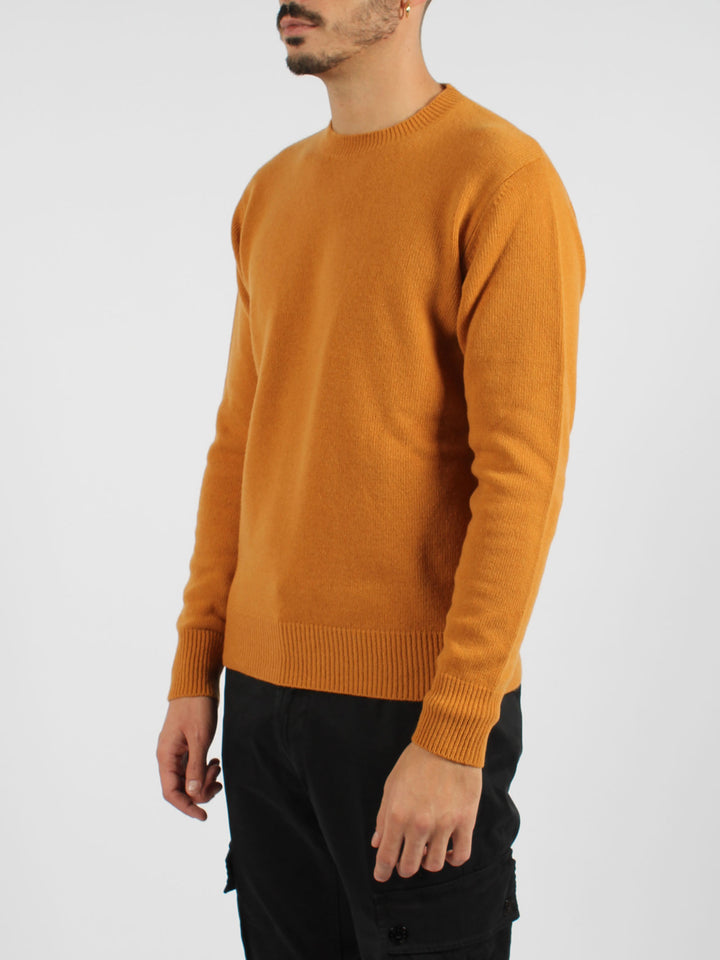 Wool crewneck sweater