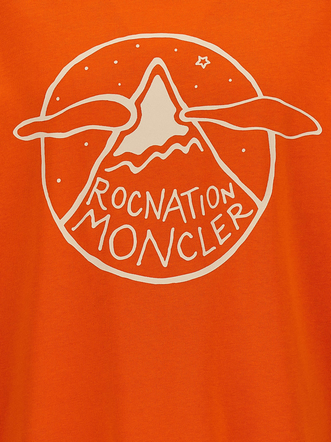 Moncler Genius Roc Nation By Jay-Z T Shirt Arancione