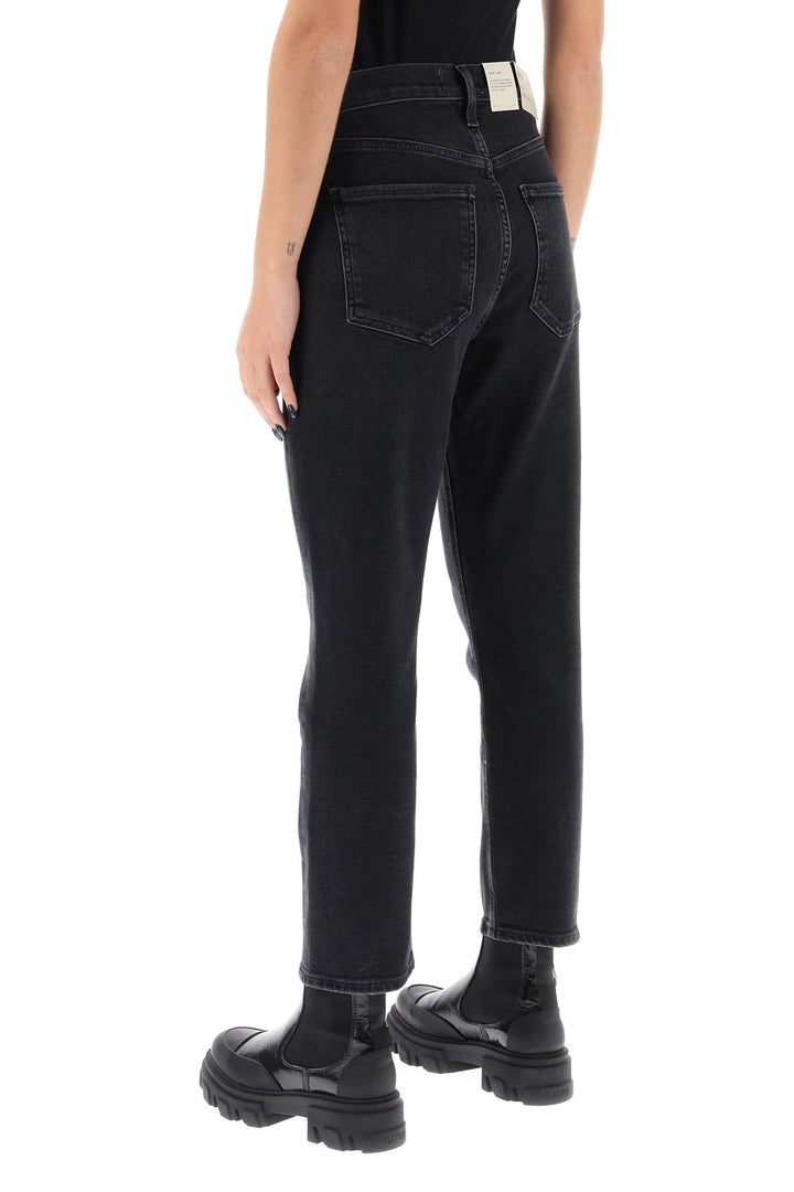 Jeans Cropped A Vita Alta Riley - Agolde - Donna