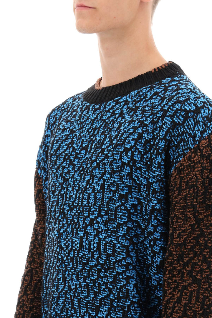 Pullover Multicolor Net In Misto Cotone - Andersson Bell - Uomo