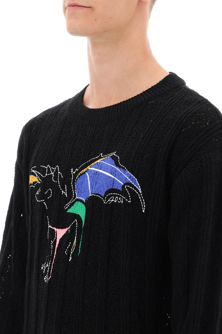 Pullover Traforato Dragon - Andersson Bell - Uomo