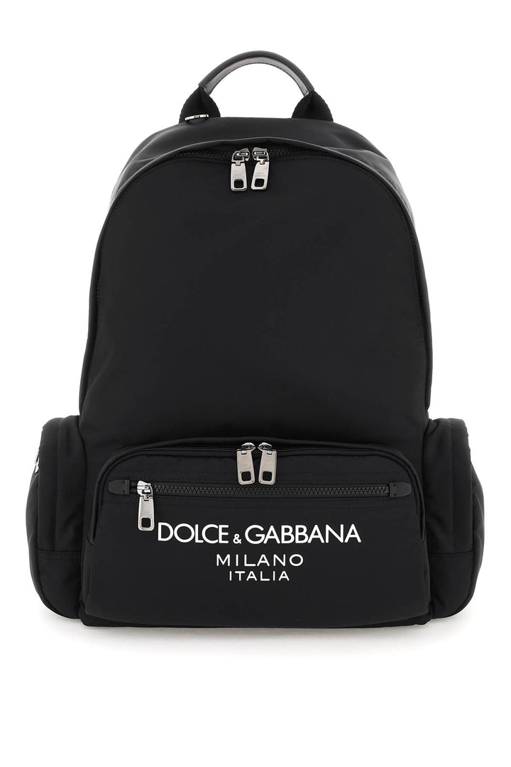 Zaino In Nylon Con Logo - Dolce & Gabbana - Uomo