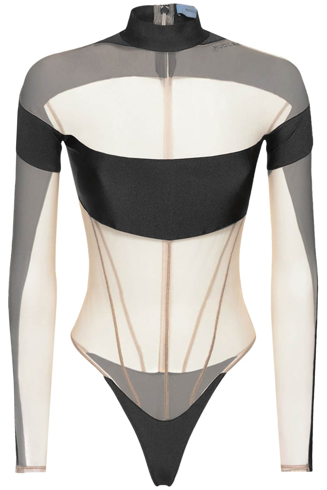 Body Illusion Manica Lunga - Mugler - Donna