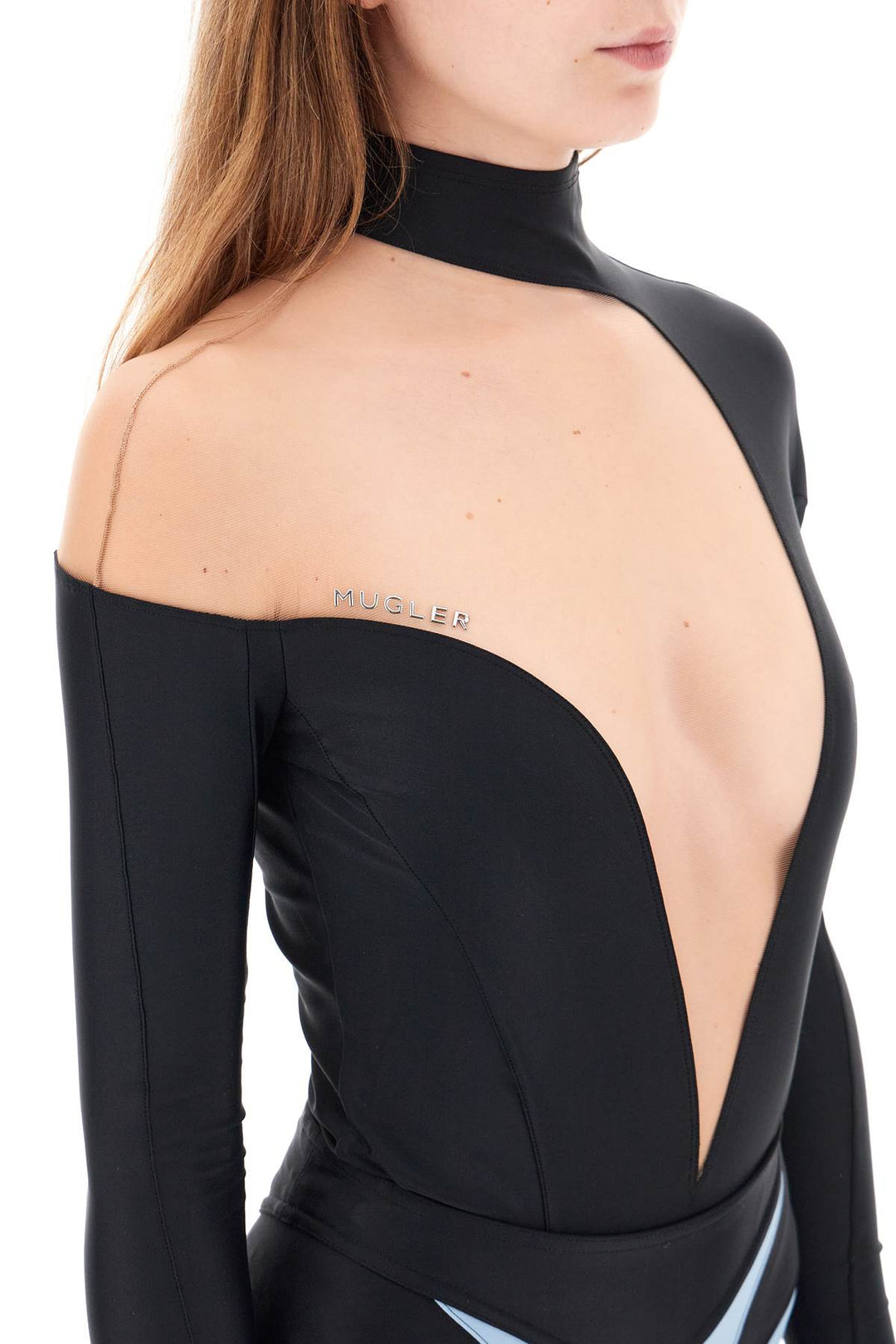 Body Asymmetrical Illusion A Manica Lunga - Mugler - Donna