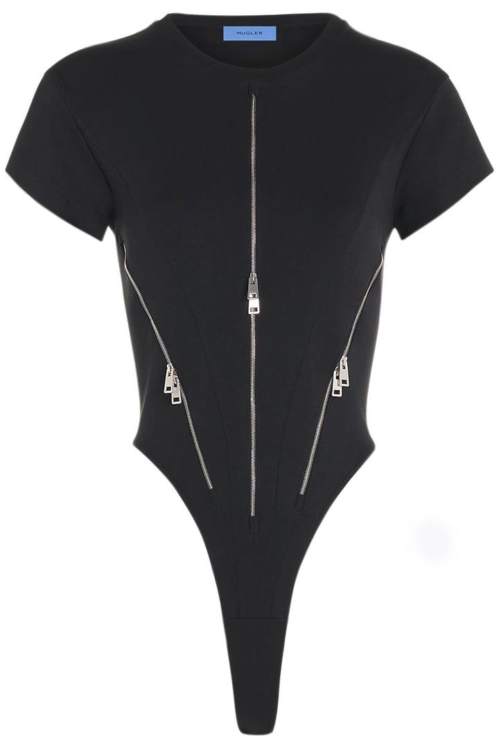 Body In Cotone Con Zip - Mugler - Donna