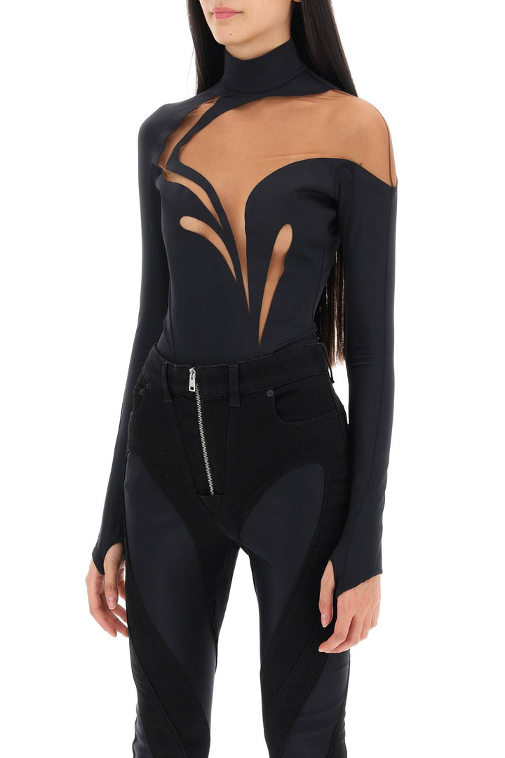 Body Swirly A Manica Lunga - Mugler - Donna