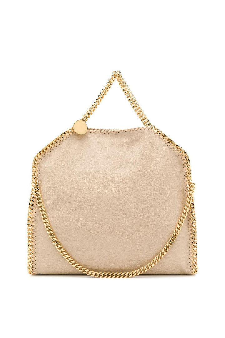 Borsa Falabella 3 Chain Beige e Oro