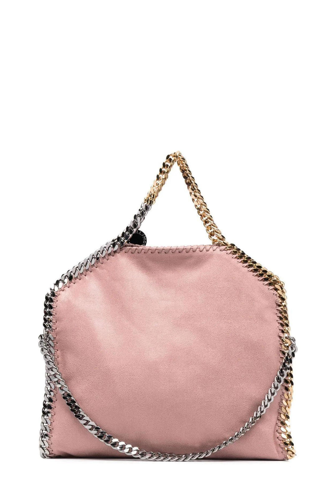 Borsa Falabella 3 Chain Rosa, Oro e Argento