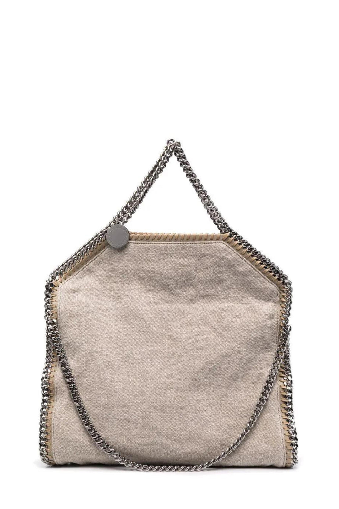 Borsa Falabella Fold Over in Lino Grigio