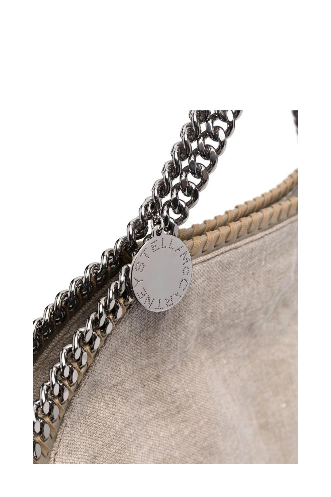 Borsa Falabella Fold Over in Lino Grigio