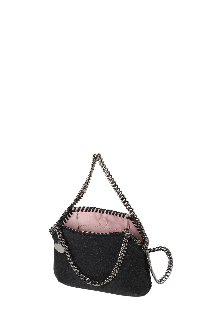 Borsa Mini Falabella in Ecopelle Nera