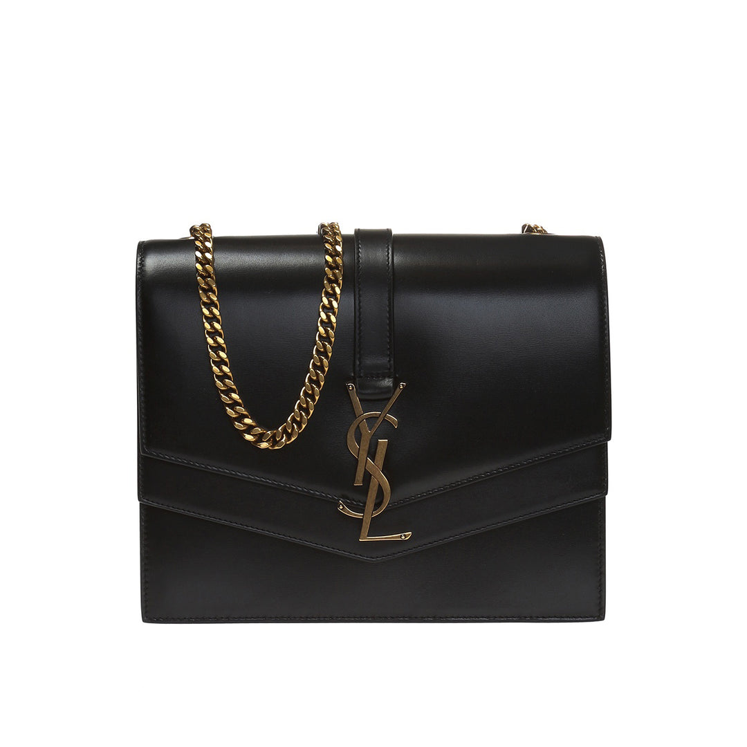 Borsa a tracolla Cassandra nera-Saint Laurent-Wanan Luxury