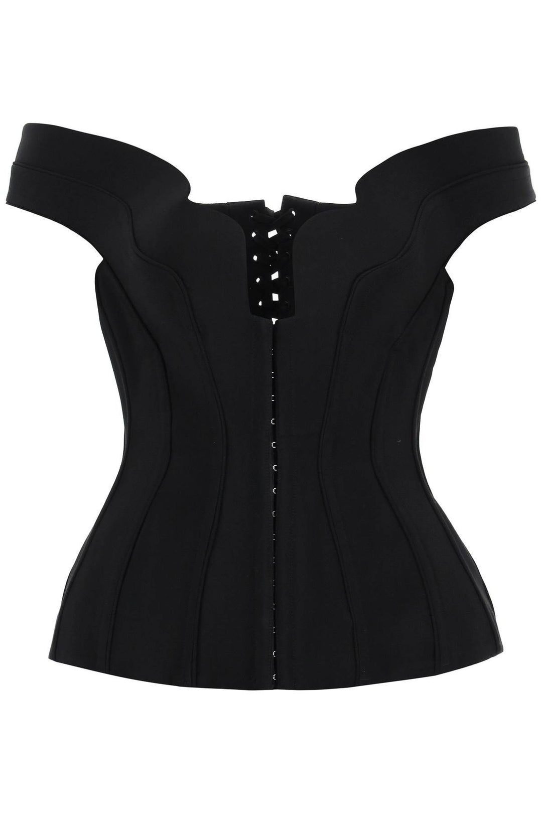 Top Corsetto Con Scollo Grafico - Mugler - Donna