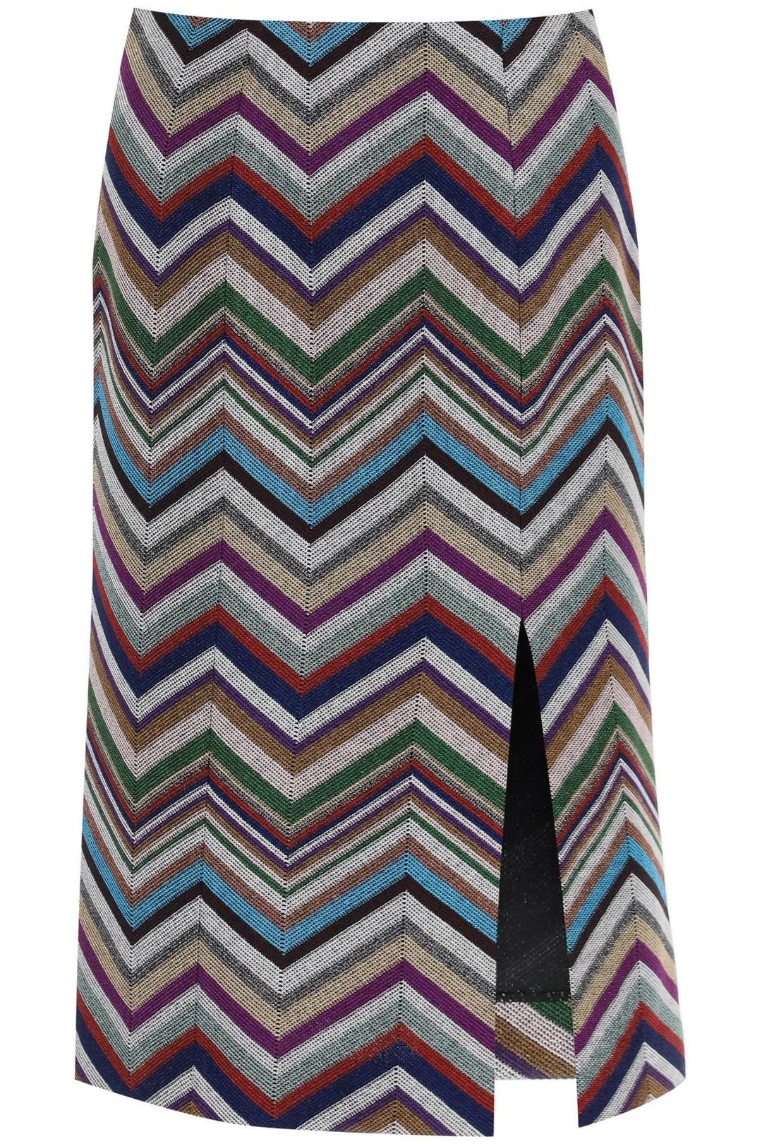 Gonna Midi Con Motivo Chevron In Lurex - Missoni - Donna