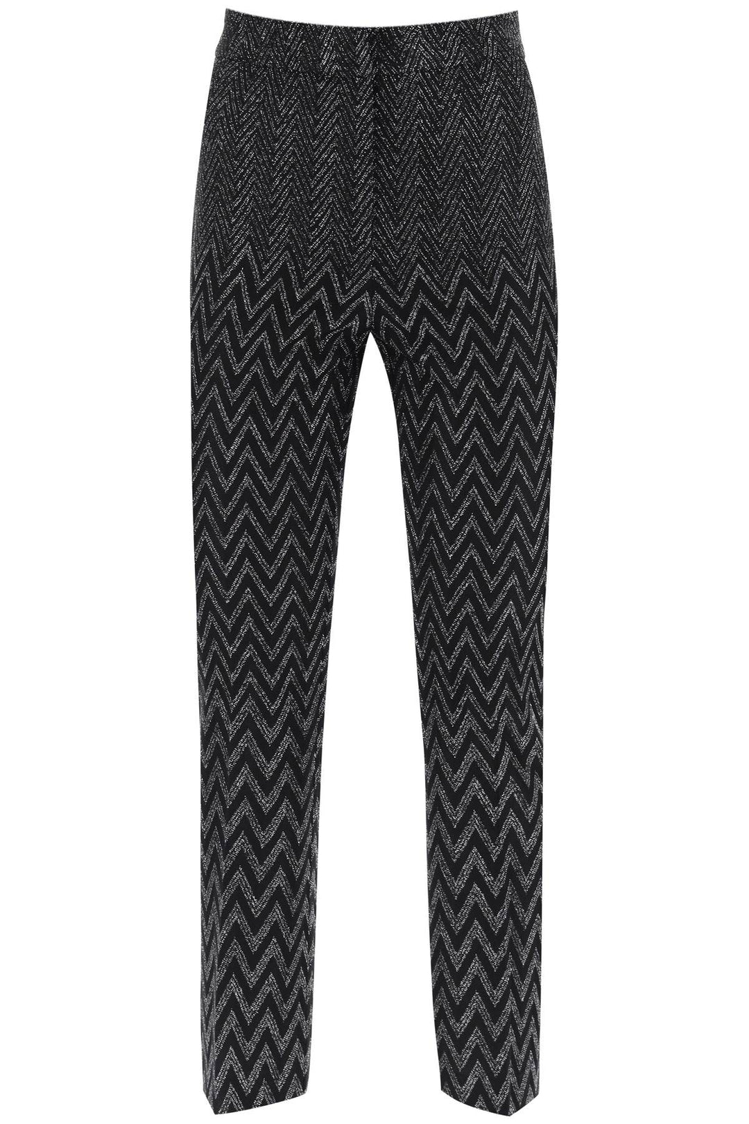 Pantaloni Cropped Con Motivo Zig Zag In Lurex - Missoni - Donna